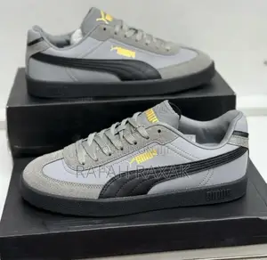 Men’S Classic Puma Club Ll Era Gray/Black Sneakers