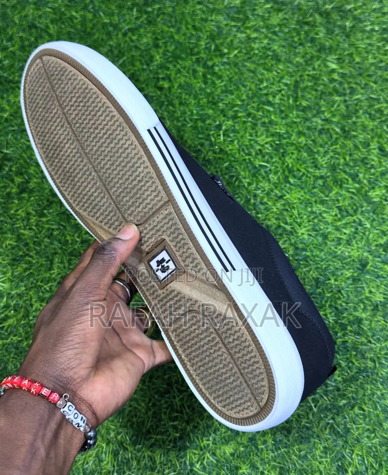 Original Black/White Bass Leather Lace Up Sneakers