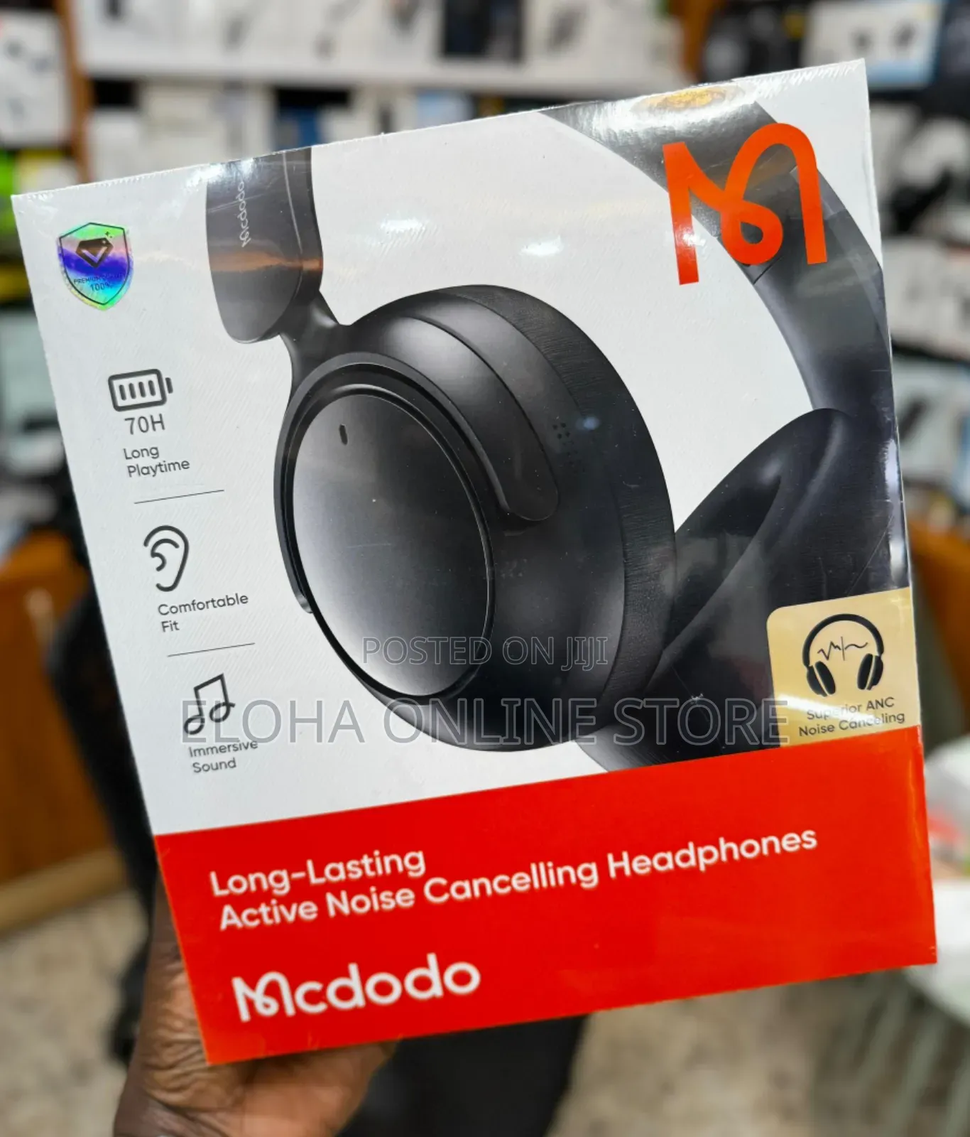 McDodo 140 Active Noise Cancelling Headphones Anc 70hrs