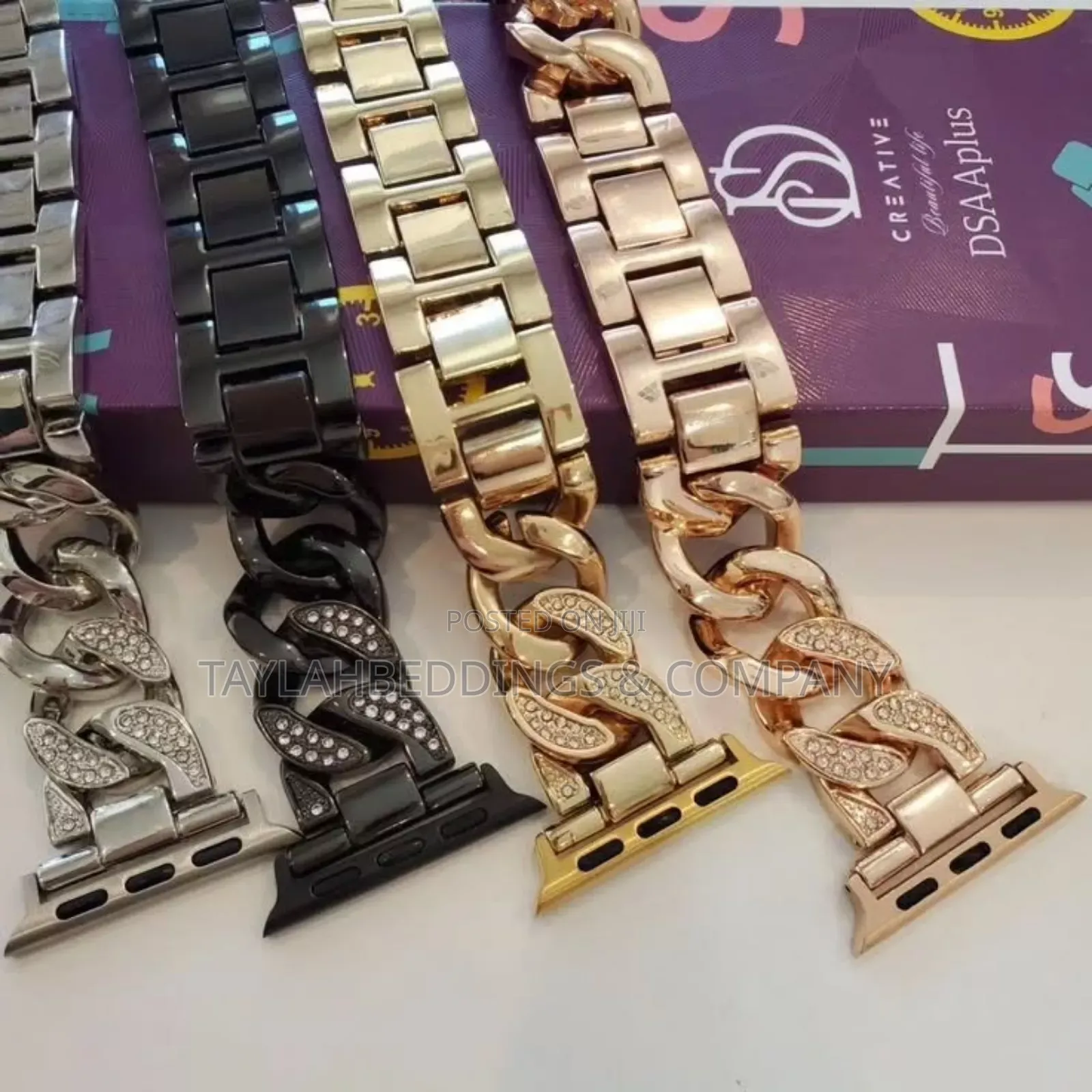 Luxe Apple Watch Strap - Rose Gold Ladies