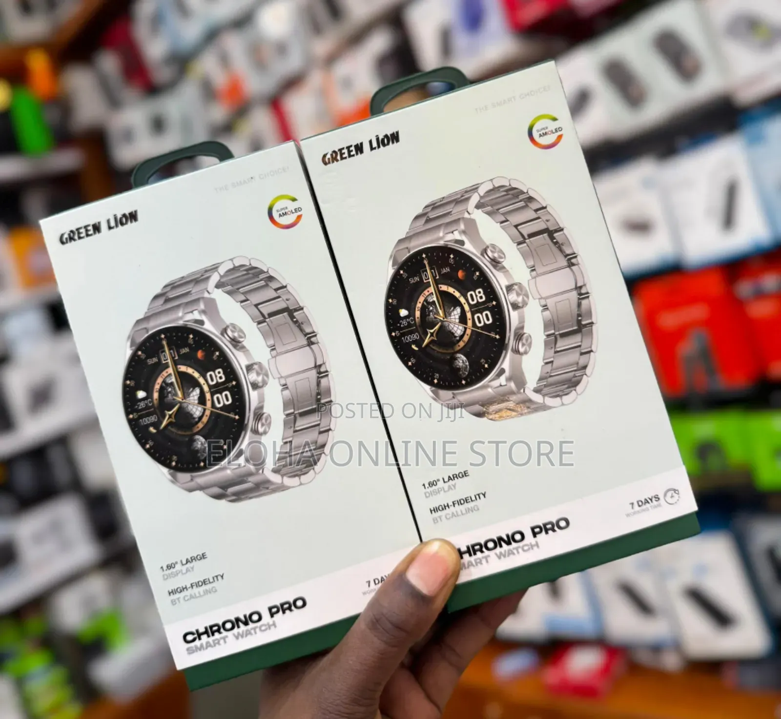 Green Lion Chrono Pro Smart Watch With Full-View
