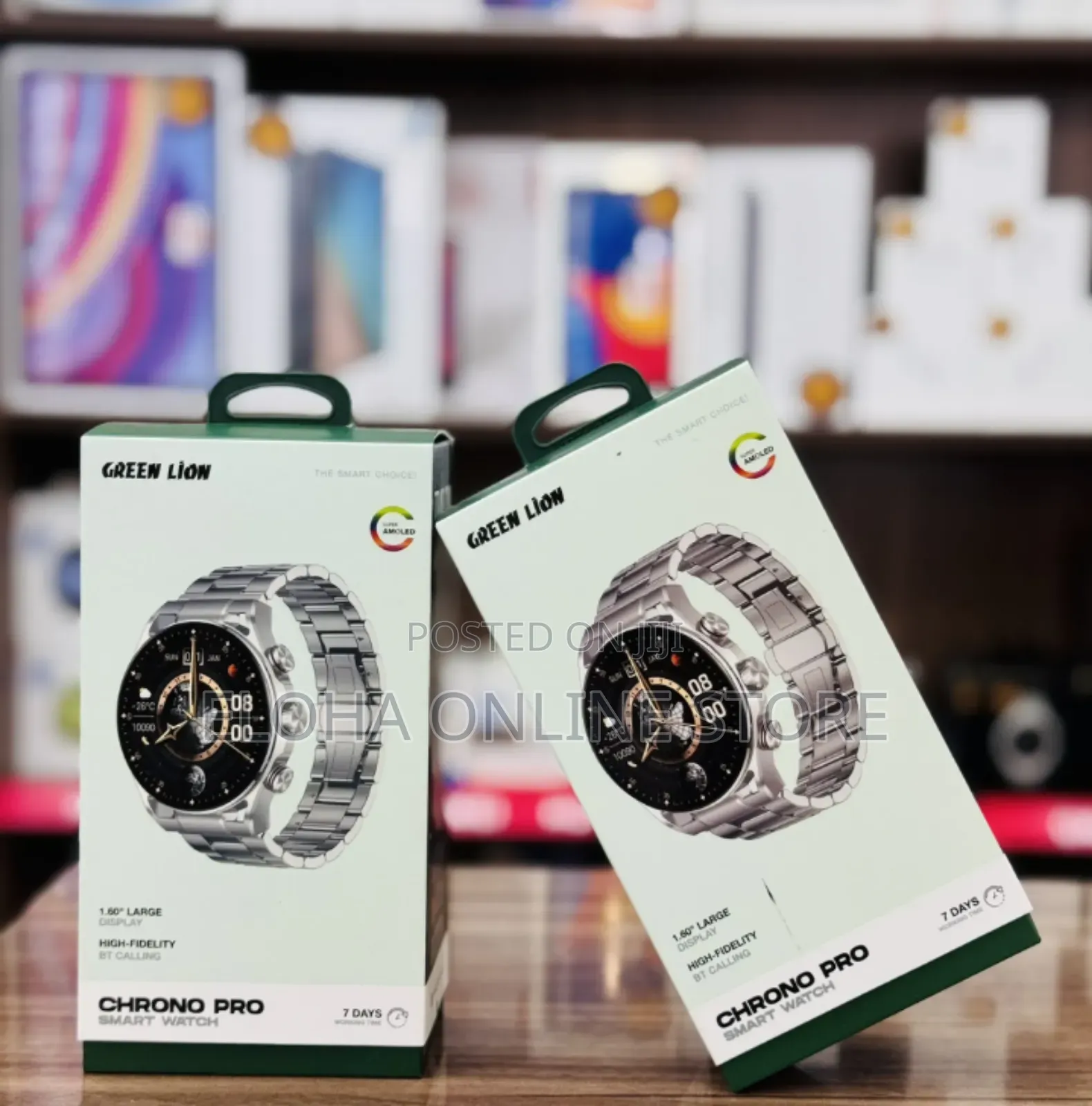 Green Lion Chrono Pro Smart Watch With Full-View