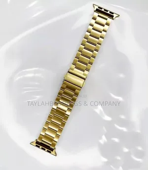 Premium Gold Chain I-Watch Strap Adjustable Magnetic