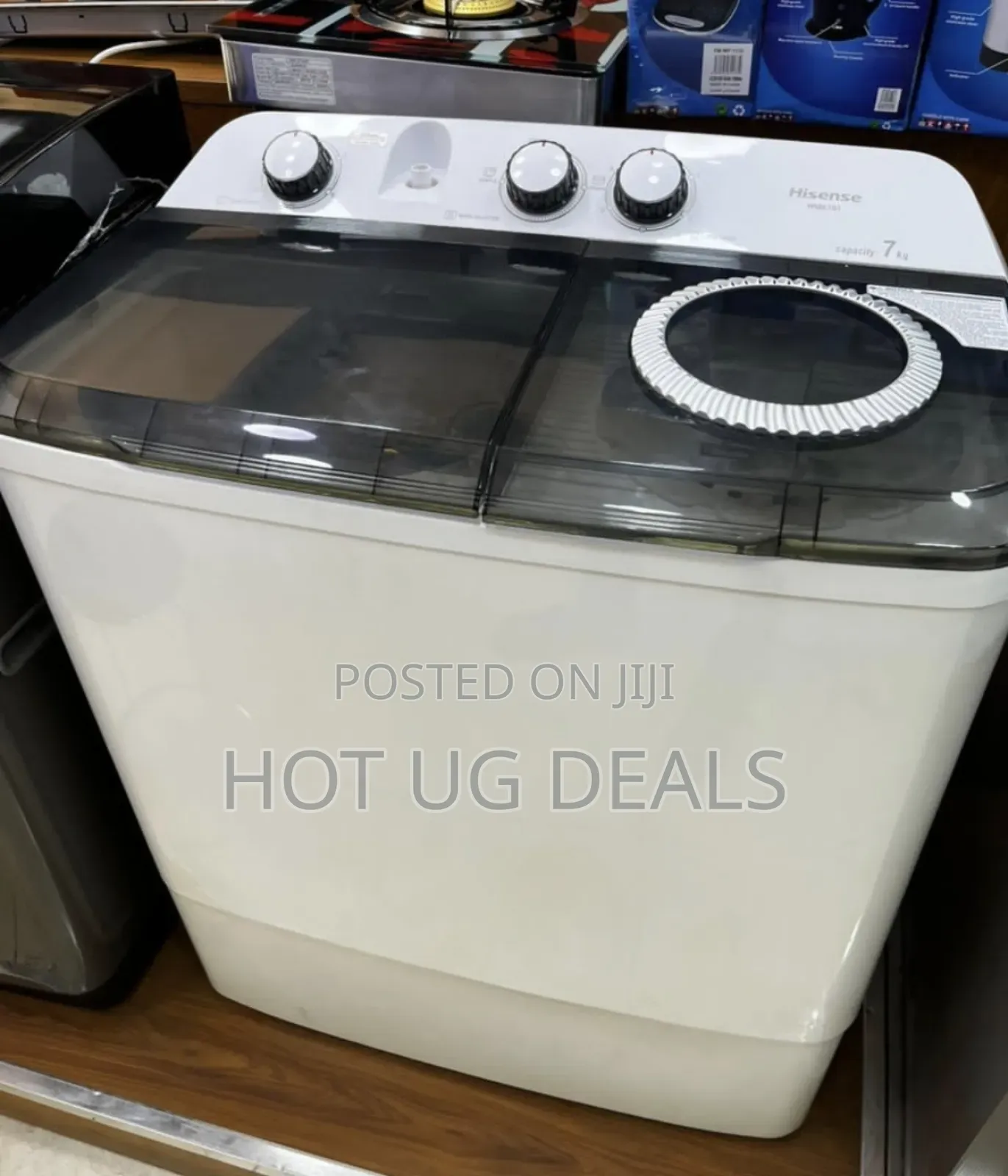 Hisense 7kg Twin Tub Washing Machine - White