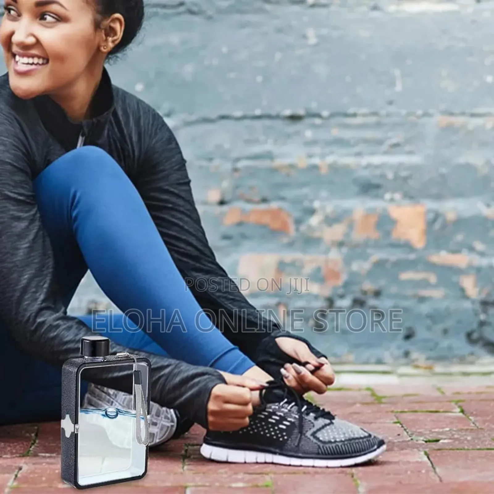 Unique Flat, Book Shaped Square Water Bottle