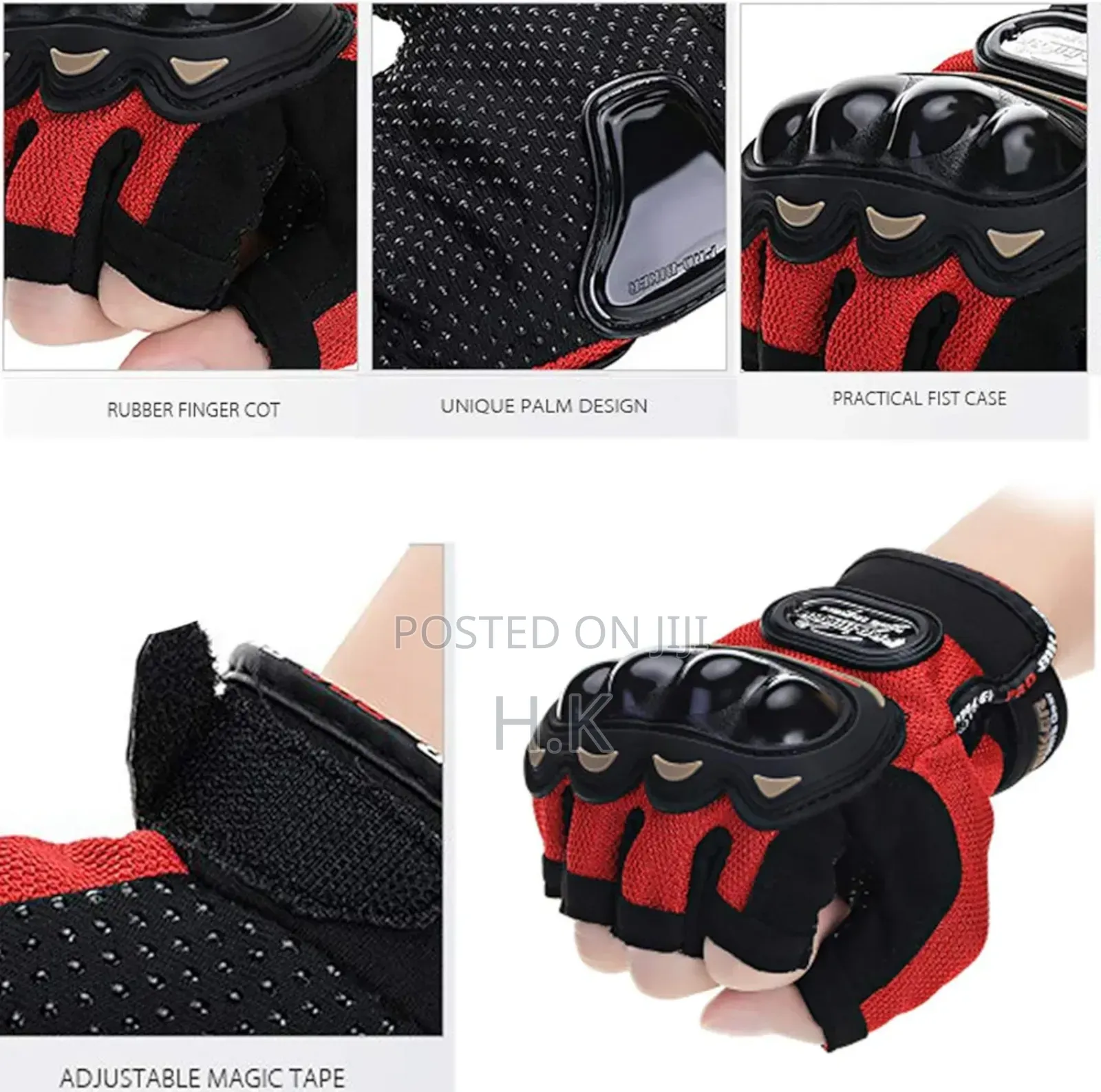 Pro-biker Half-finger Motorcycle Glove