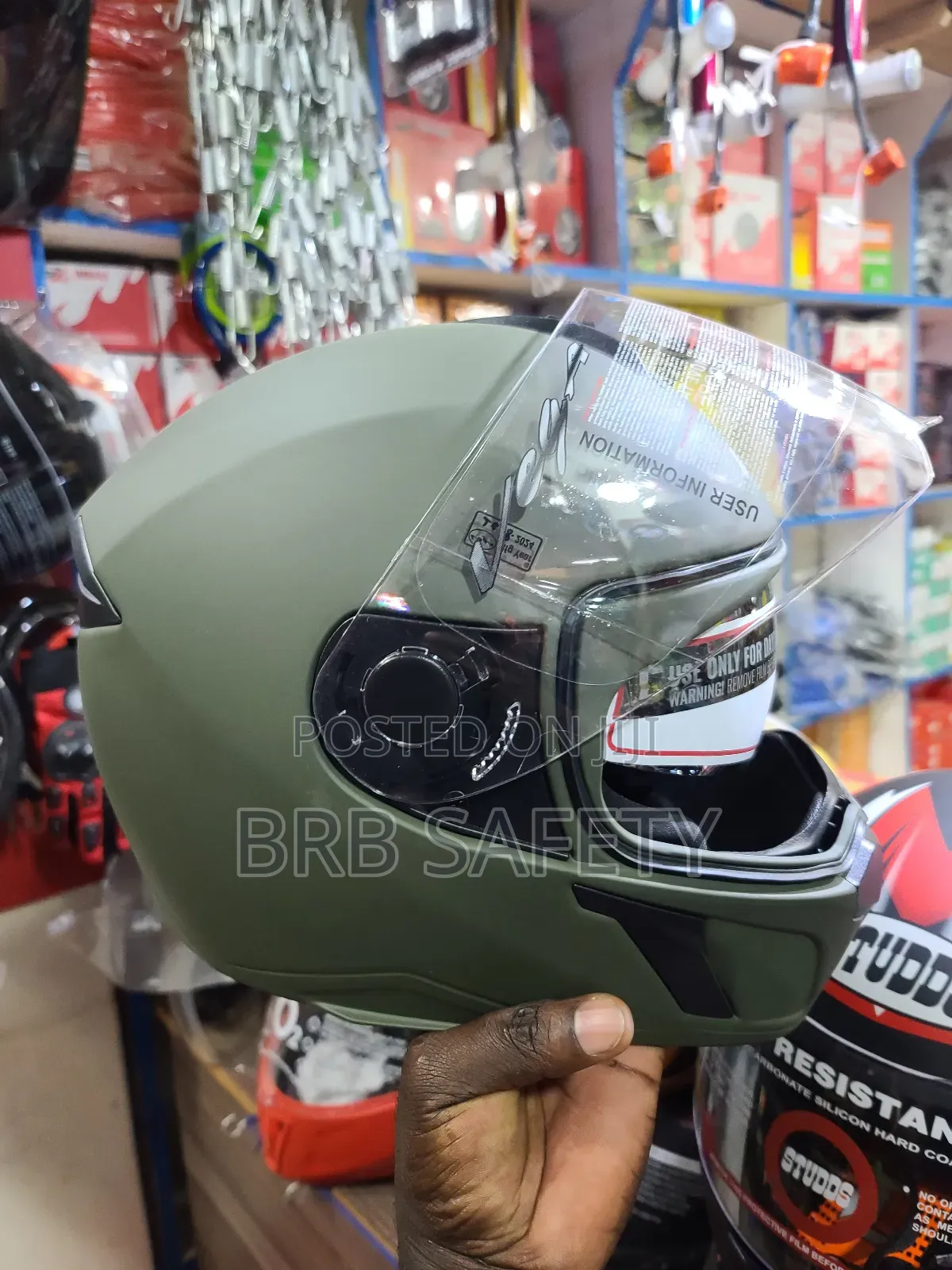 Riding Helmet. Vega Army Green