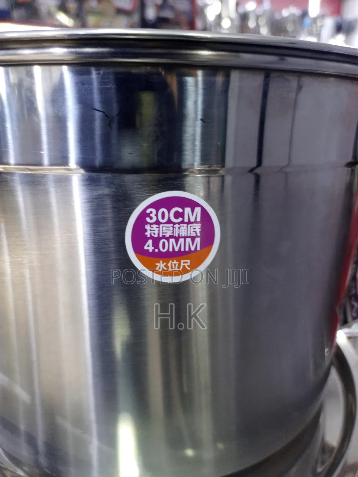 5-Piece Stainless Steel Saucepans 30,35,40,45,50cm