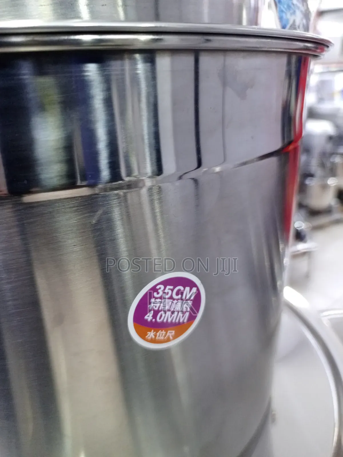 5-Piece Stainless Steel Saucepans 30,35,40,45,50cm