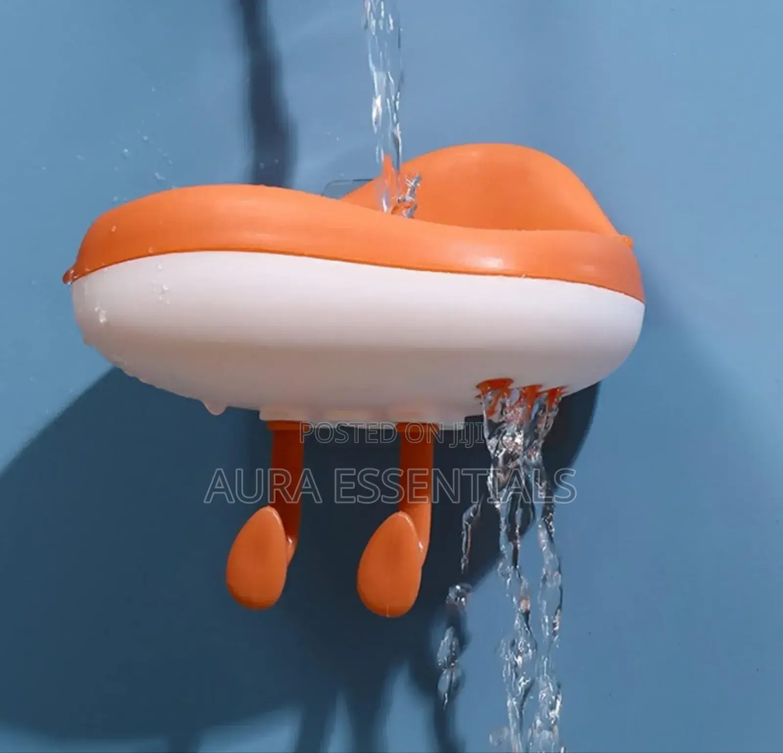 No Drill Cloud Style Soap Holder With Hooks