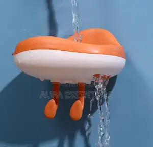 No Drill Cloud Style Soap Holder With Hooks