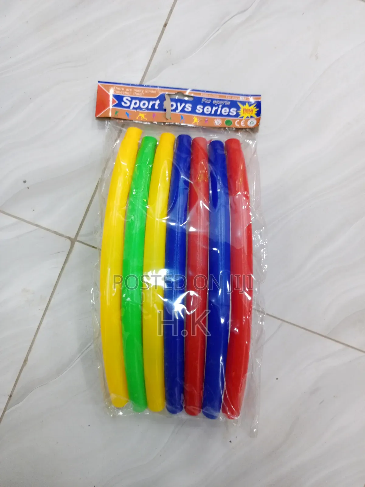 Plastic Hula Hoops (6pcs)