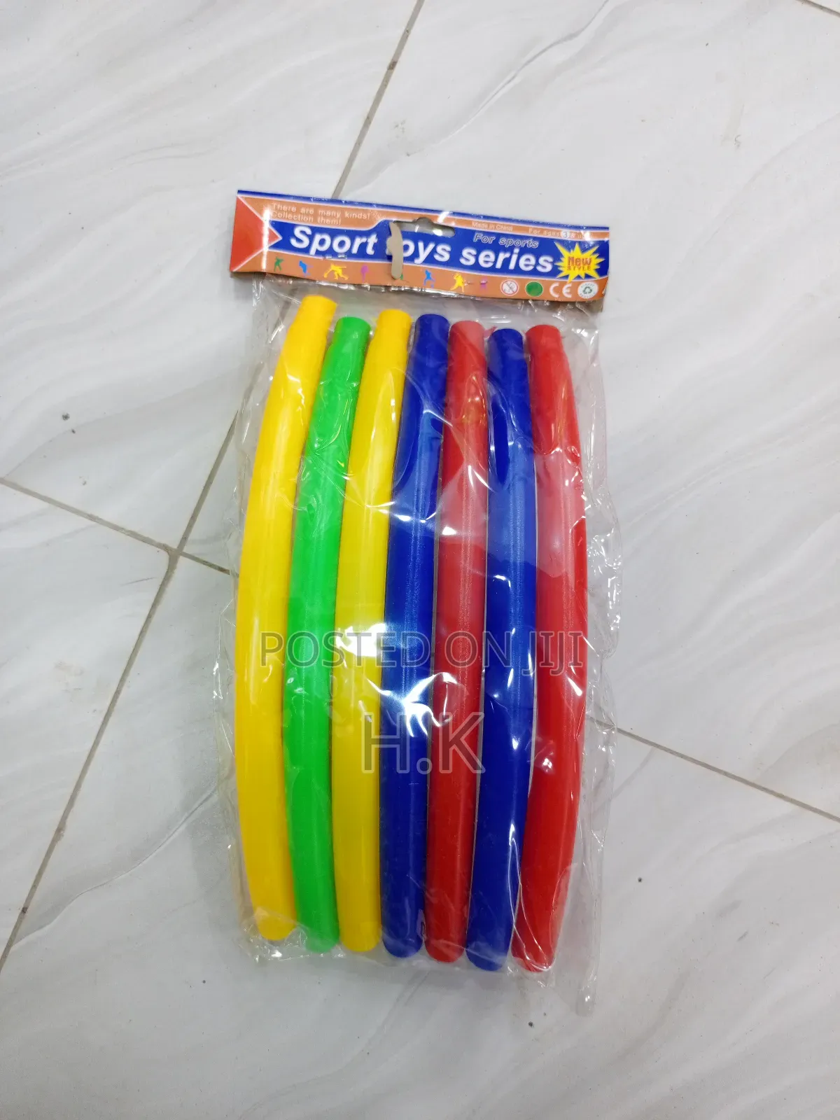 Plastic Hula Hoops (6pcs)