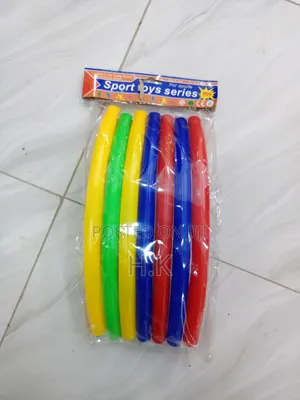 Plastic Hula Hoops (6pcs)