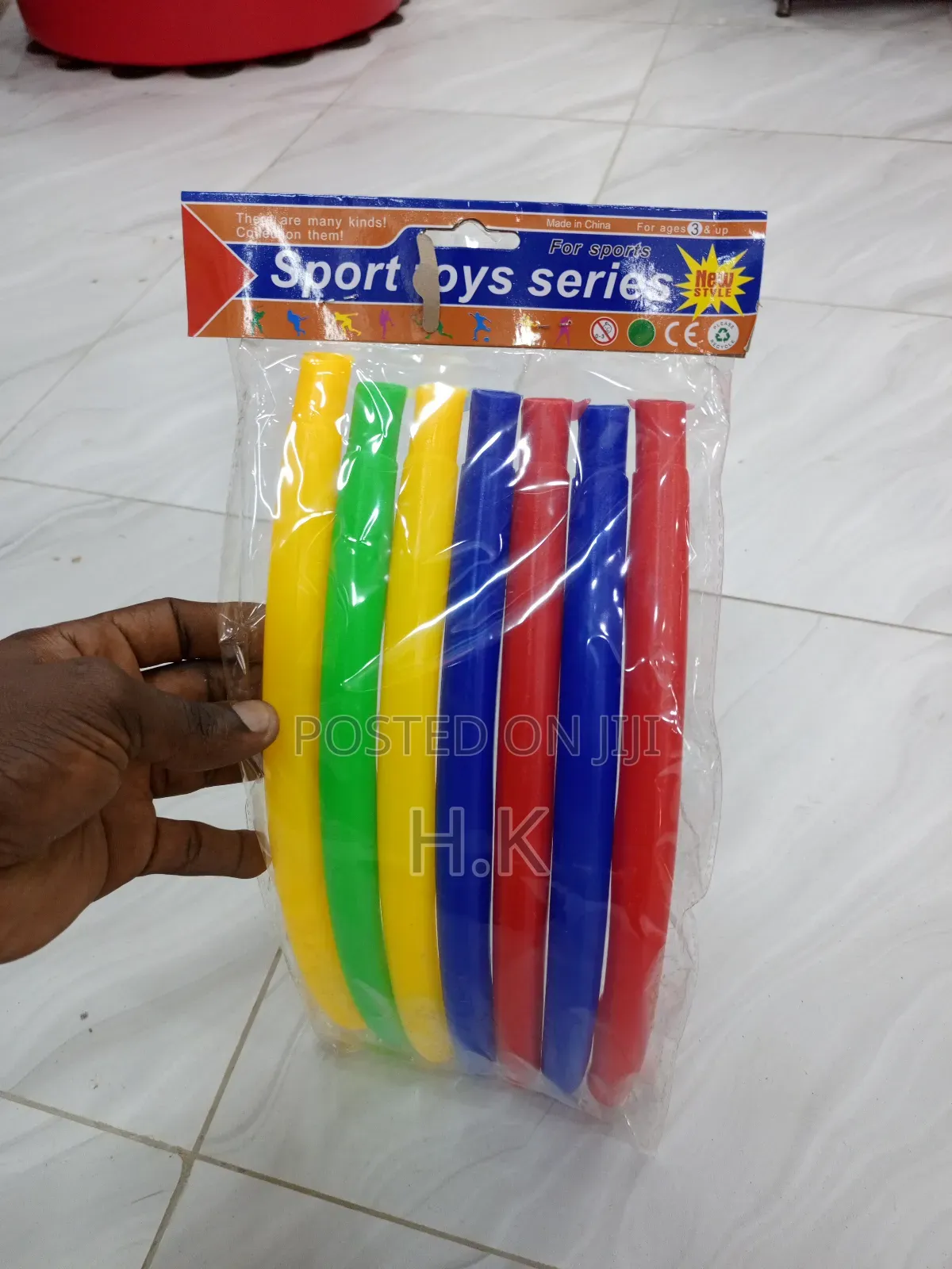 Plastic Hula Hoops (6pcs)