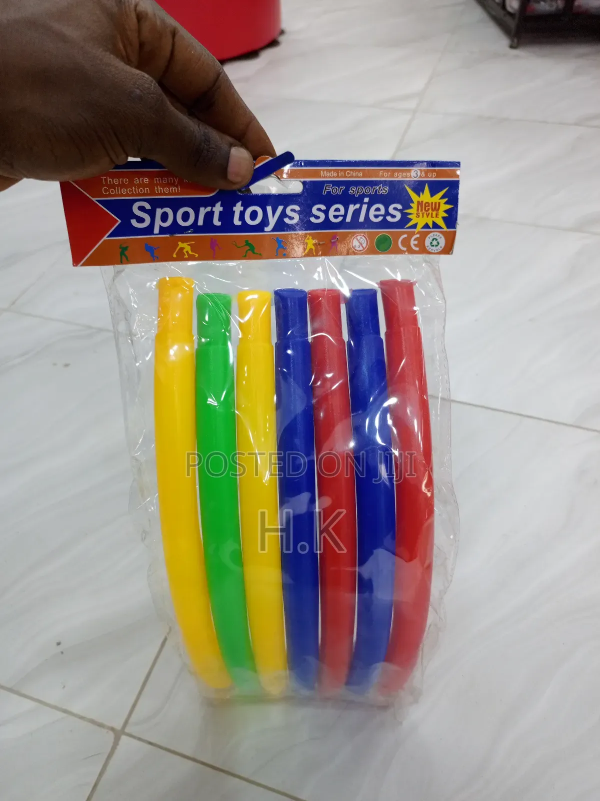 Plastic Hula Hoops (6pcs)