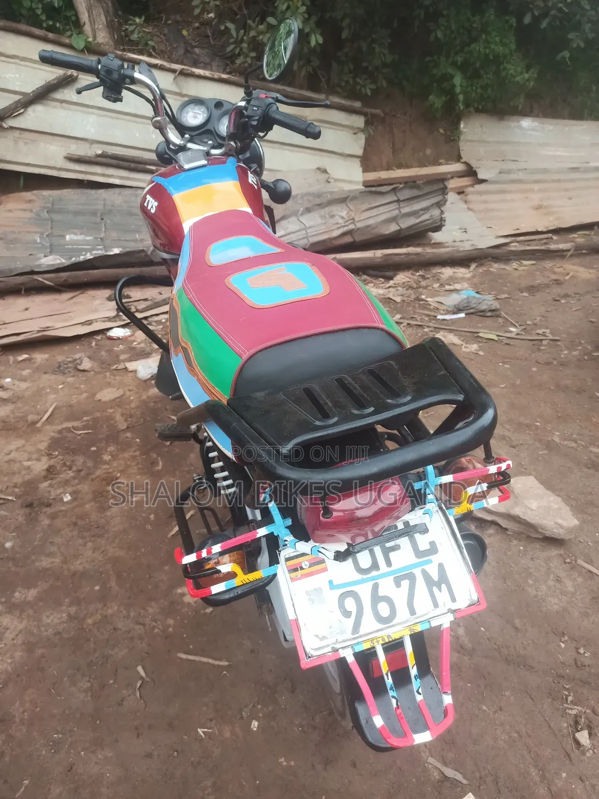 TVS HLX 125 2023 Red