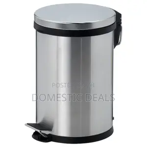Stainless Steel 12 Litres Step Waste Bin