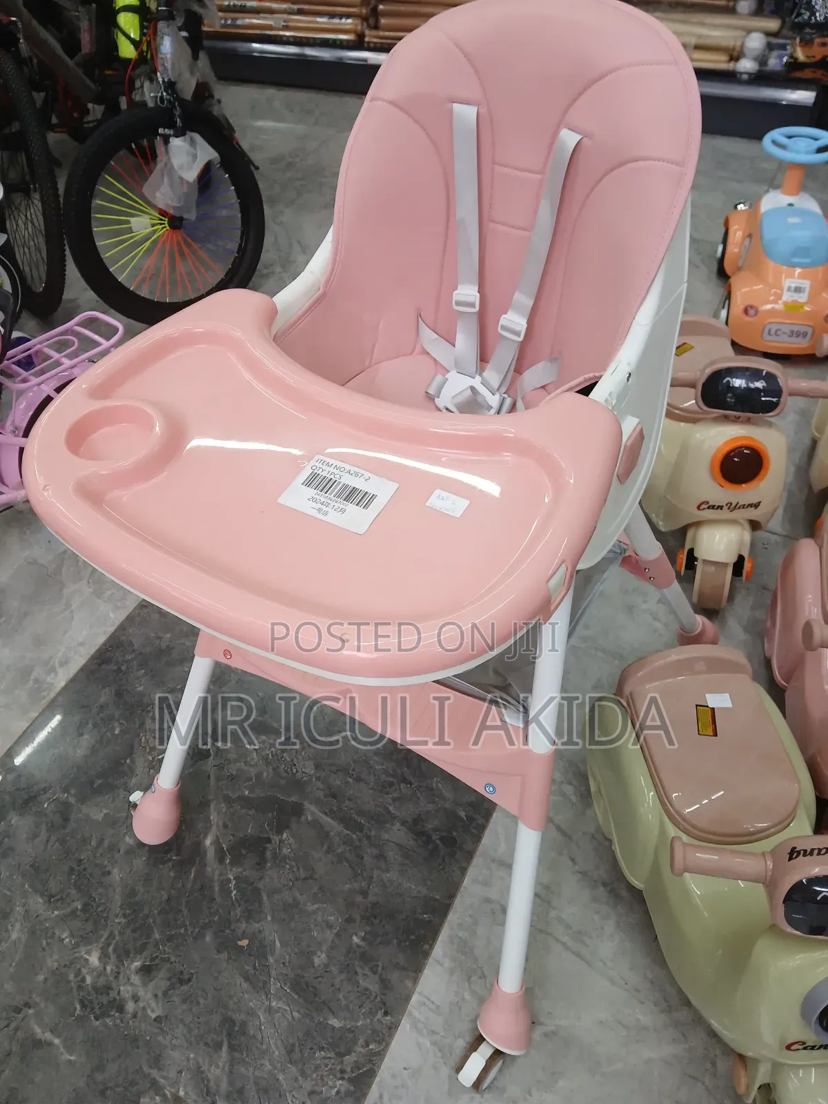 Baby Adjustable Height Feeding Chair