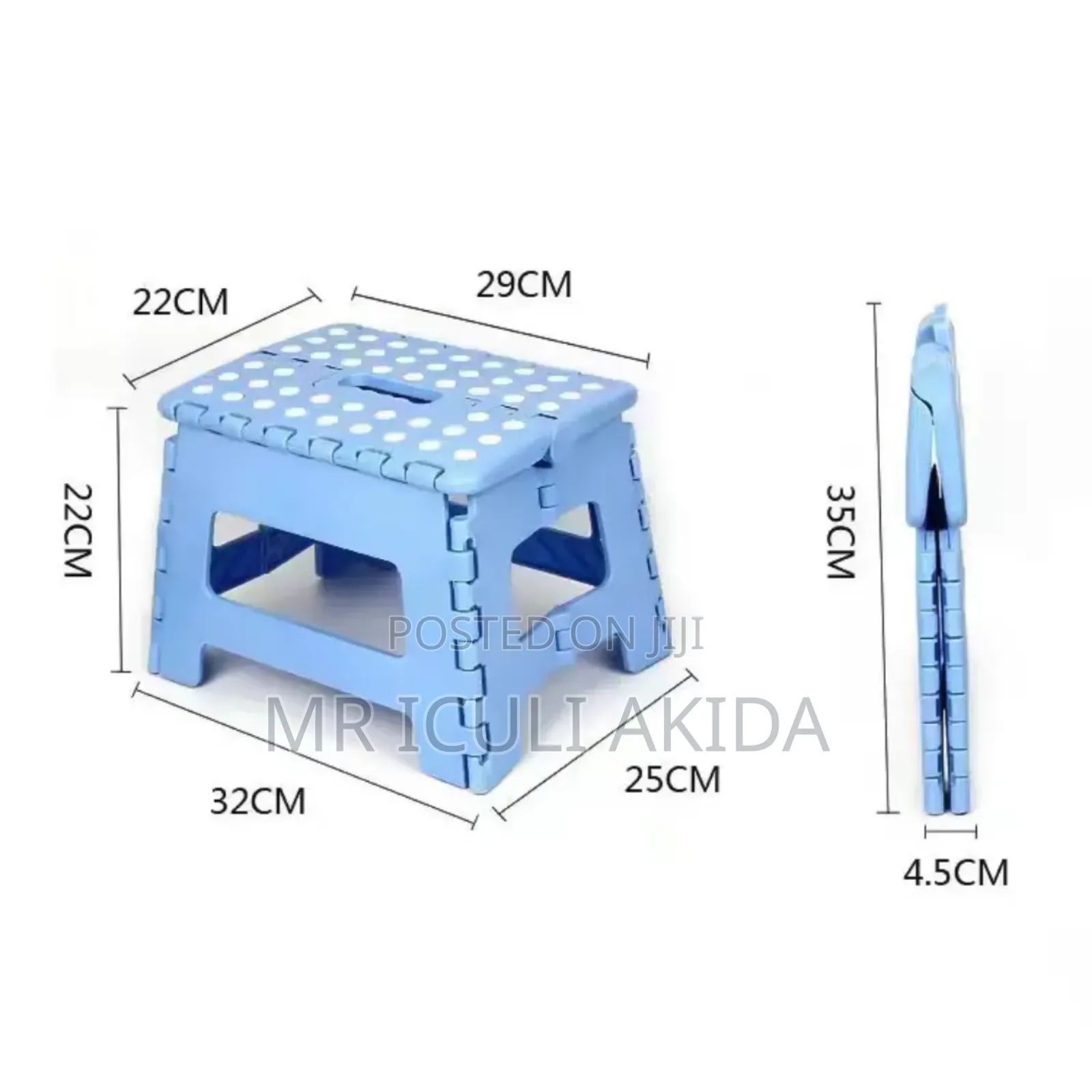 Foldable Plastic Camping,Home, Fishing Portable Mini Stool