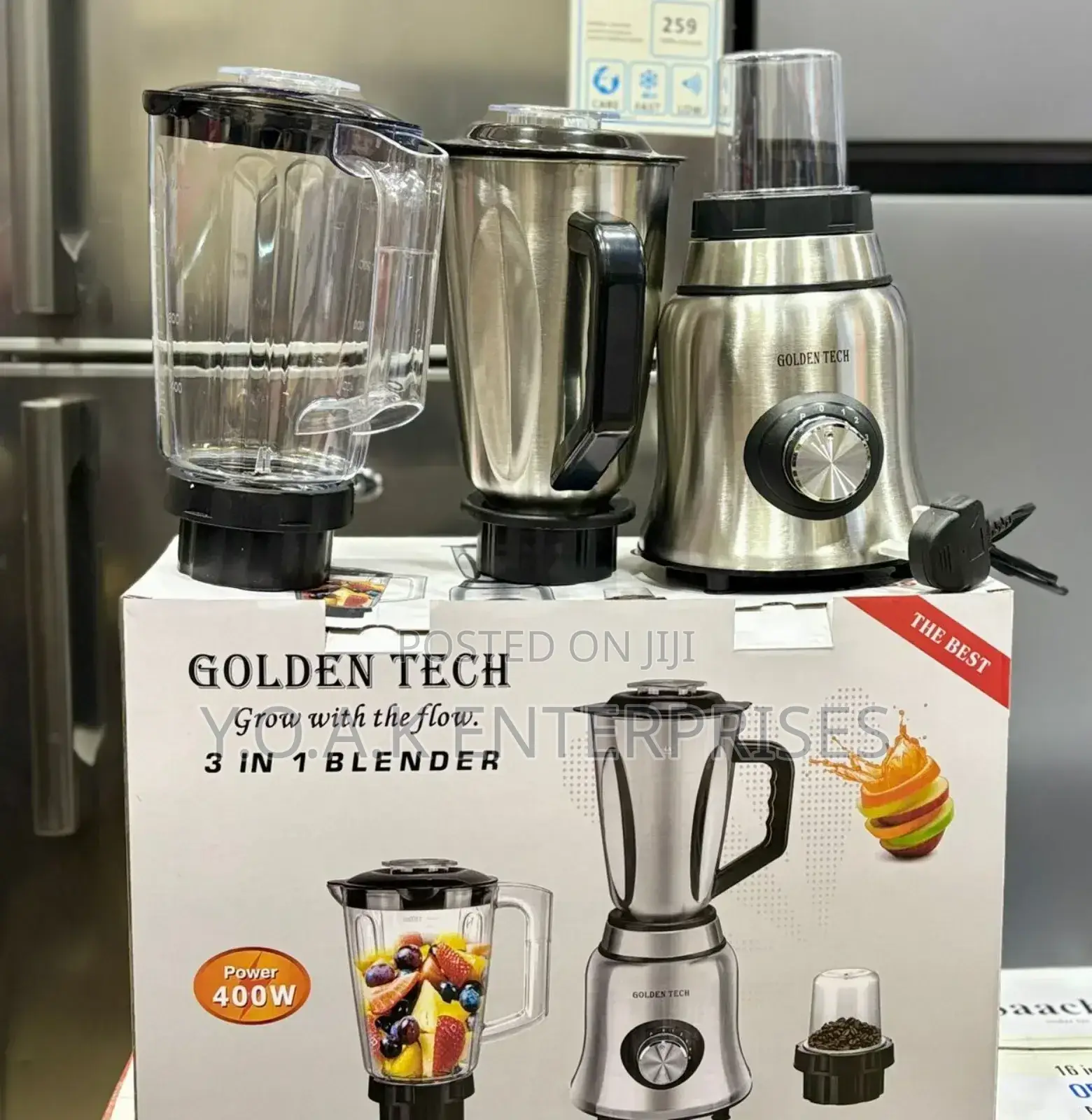 Golden Tech 3 In1 Blender