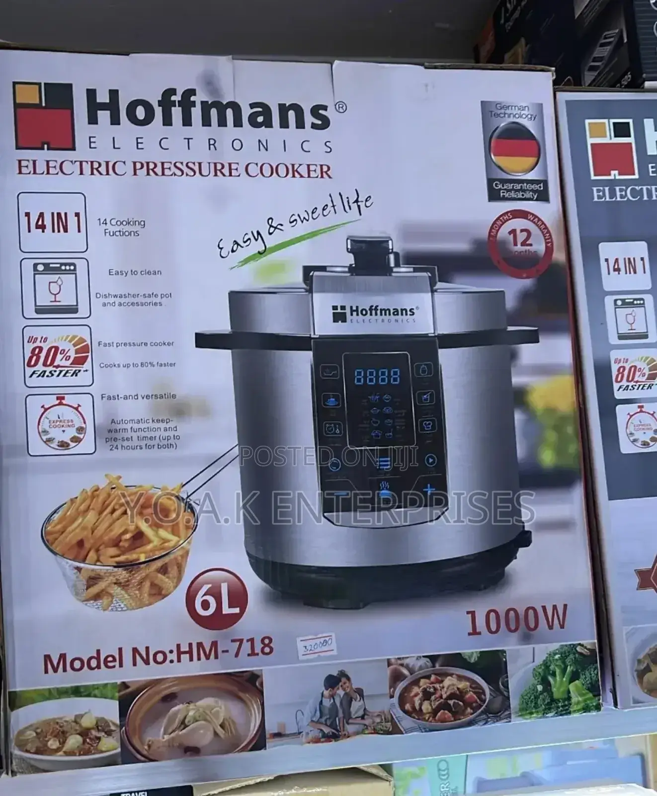 Hoffman Multi Purpose Electric Pressure Cooker