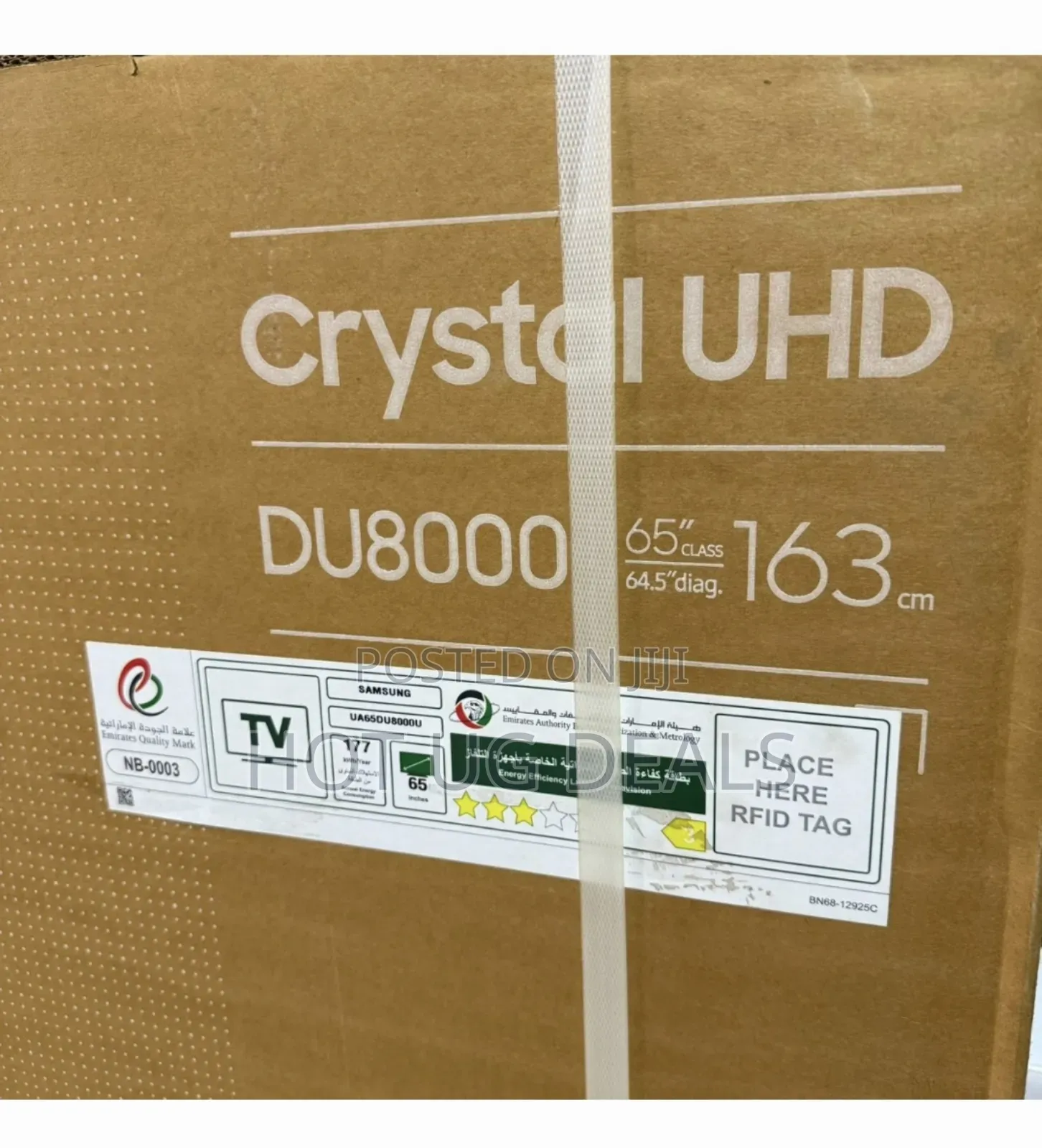 Samsung 65" Cu/Du Crystal Uhd Smart Tv - Black