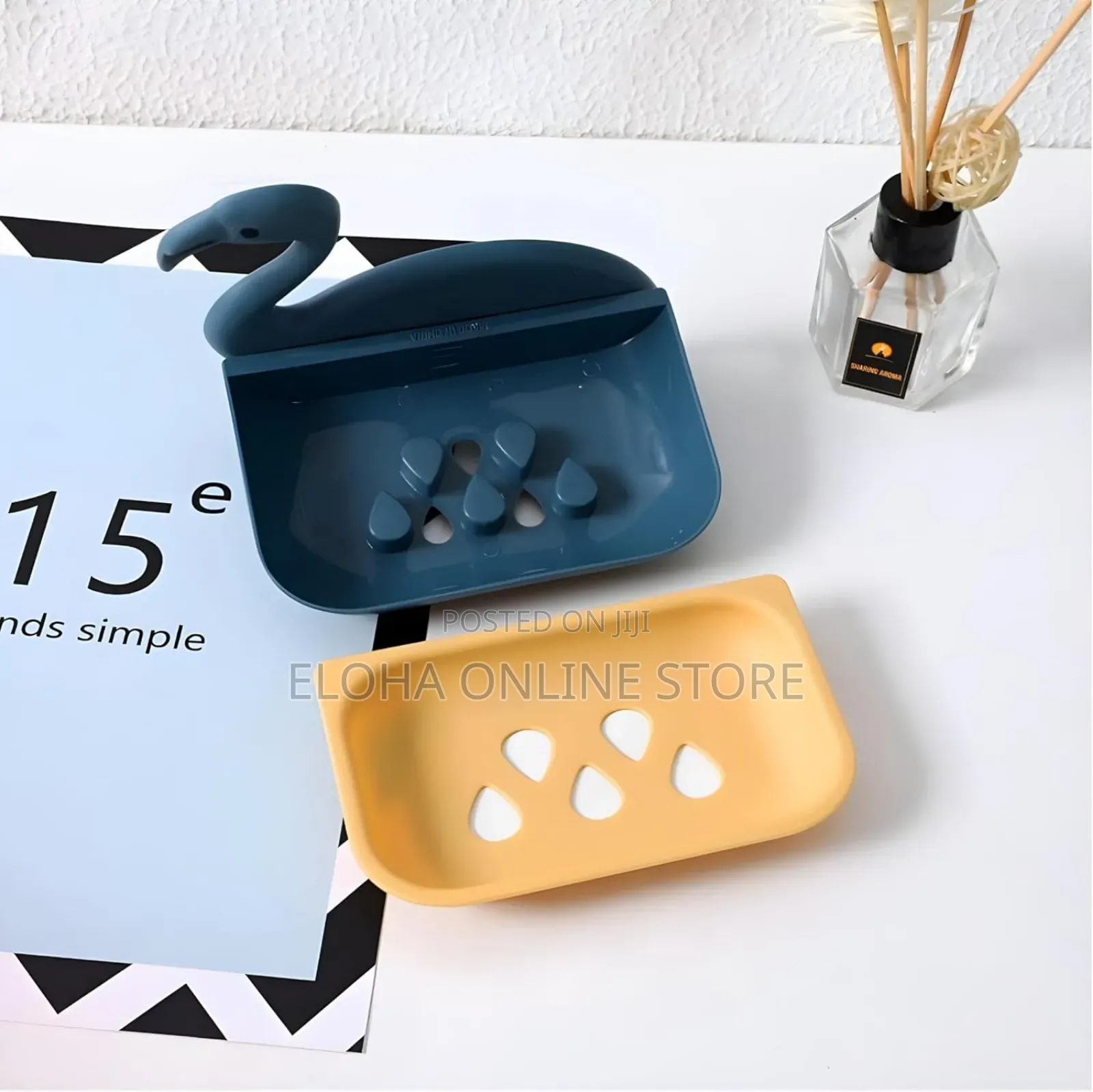 Brand New Self Adhesive Flamingo Soap Box