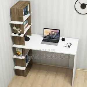 Brown White Quality and Furniture Office Desk Located Kireka