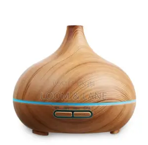Electric 550ml Home Wood Grain Humidifier