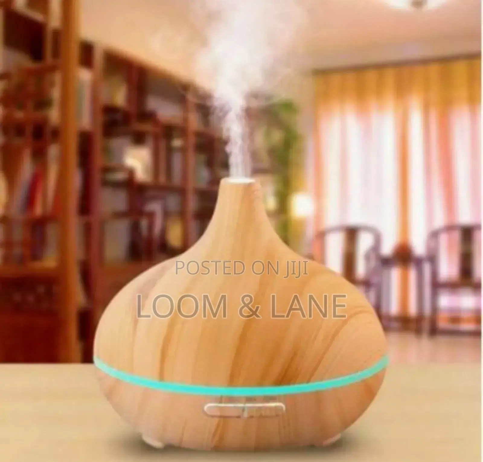 Electric 550ml Home Wood Grain Humidifier