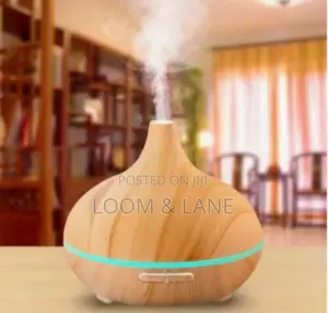 Electric 550ml Home Wood Grain Humidifier