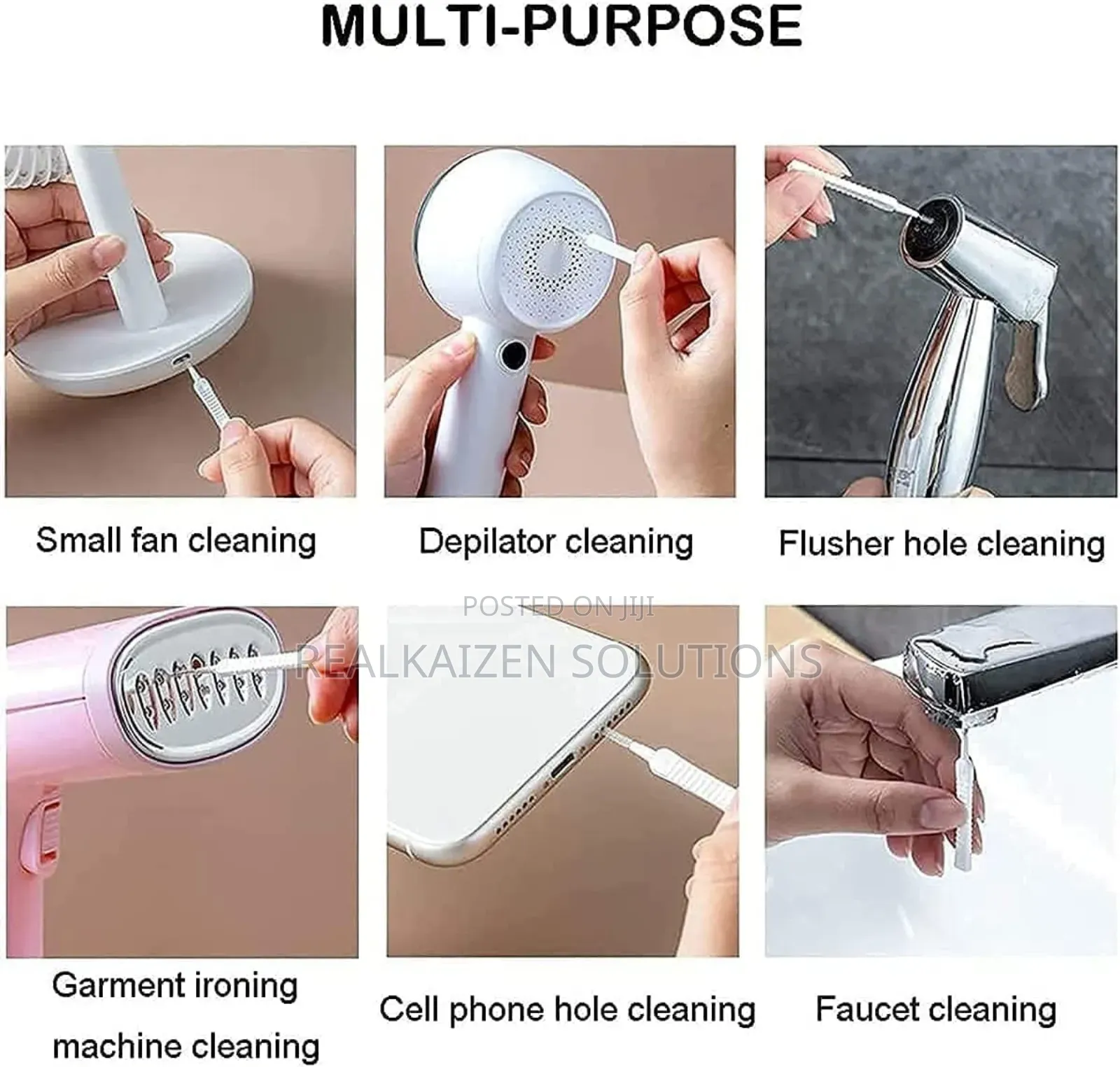 Shower Head Nozzle Anti-Clogging Cleaning Brush 10pc