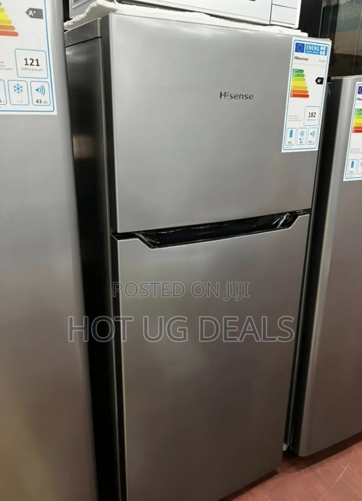 Hisense 160 Liters Double Door Fridge (Defrost) - Silver