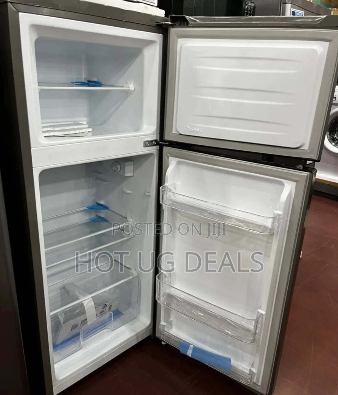 Hisense 160 Liters Double Door Fridge (Defrost) - Silver
