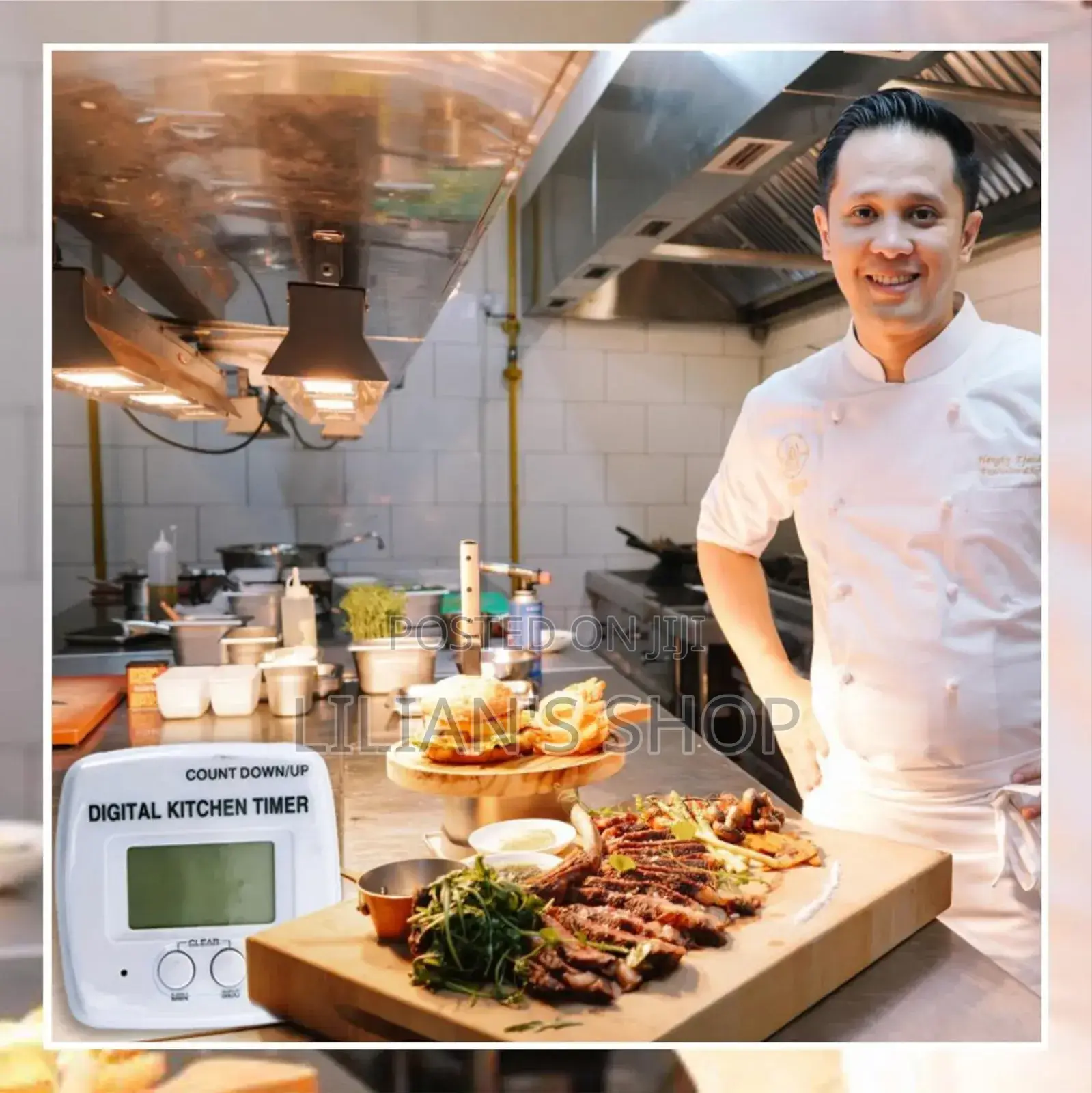 Digital Timer Down and Loud Alarm Kitchen Cooking Timer