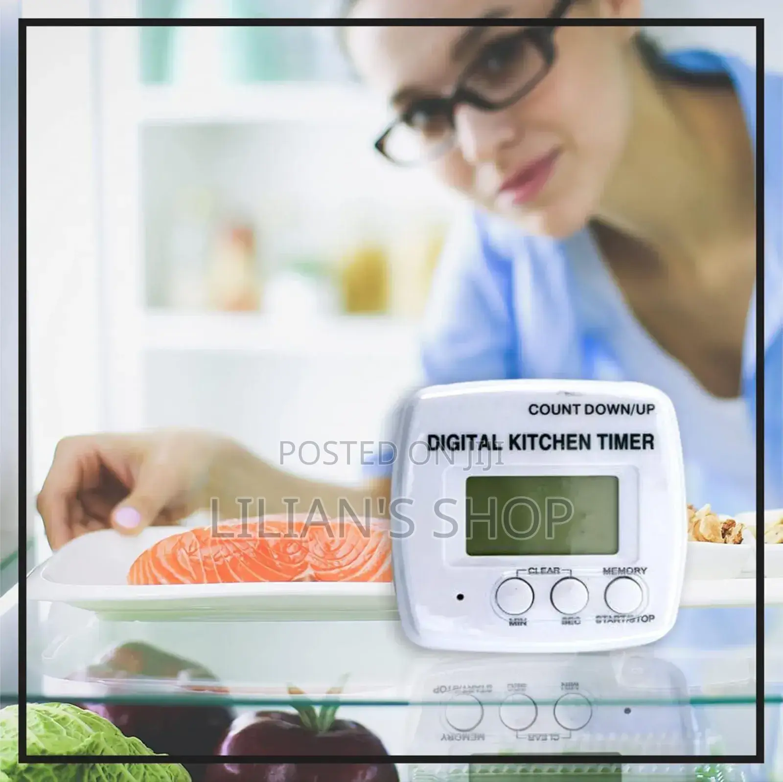 Digital Timer Down and Loud Alarm Kitchen Cooking Timer