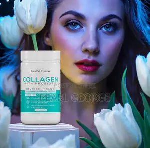Earths Creation Collagen With Probiotic. Nourish+Glow