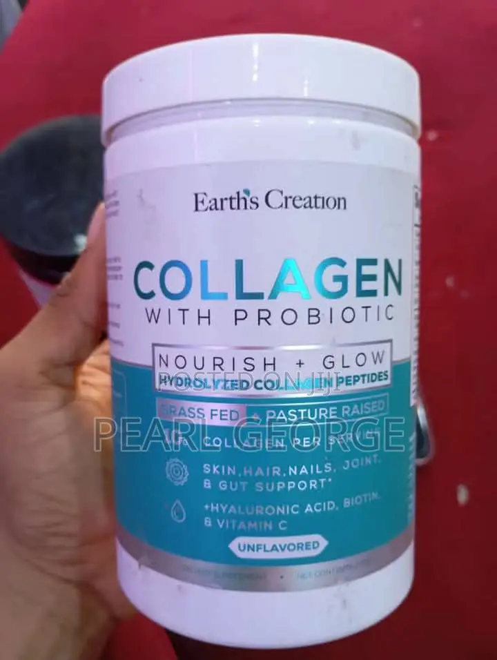 Earths Creation Collagen With Probiotic. Nourish+Glow