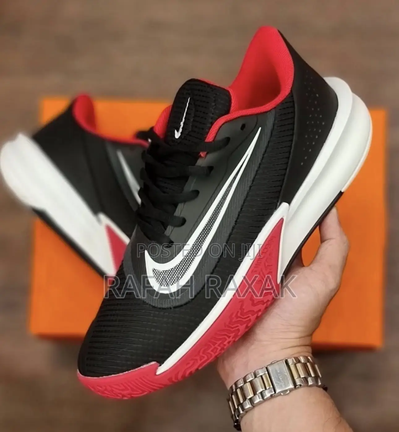 Original Nike Precision 7 “Bred” Basketball Sneakers