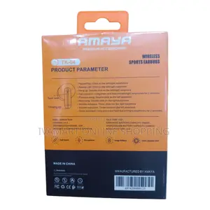 Amaya Wireless Sports Earbuds - 20 HRS Playtime, 1yr Warrant