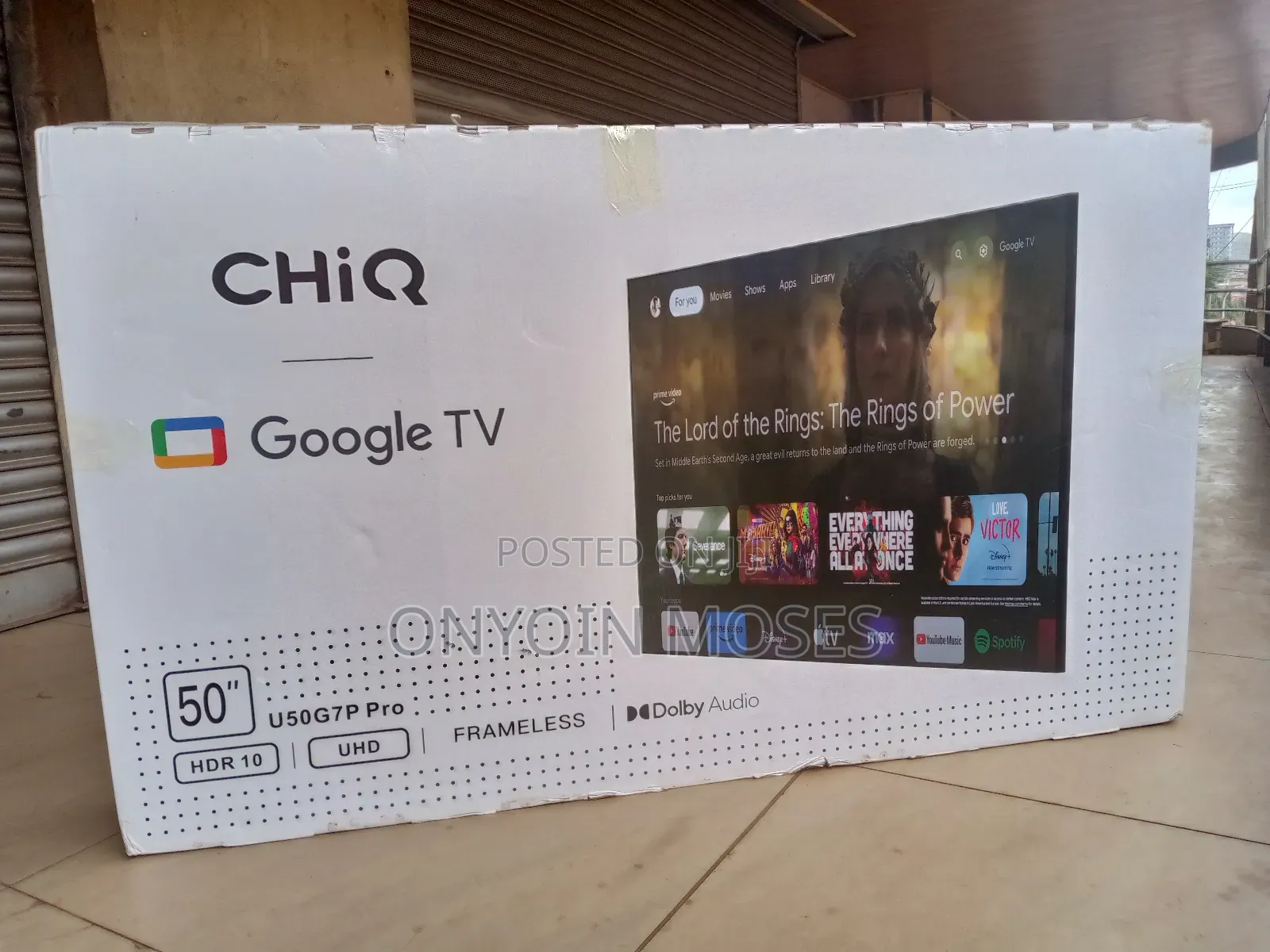 50" Chiq Android Frameless Google Tv