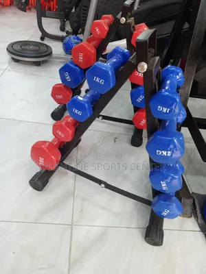 Red Colour Dumbell Each Kg of Dumbell Selling at 8500
