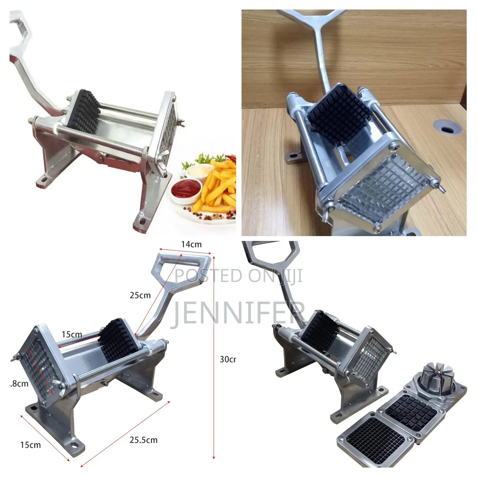 Stainless Steel Potato Cutter Machine