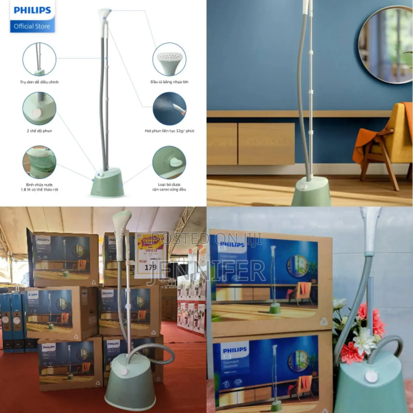 Original Philips 1000 Series Garment Steamer