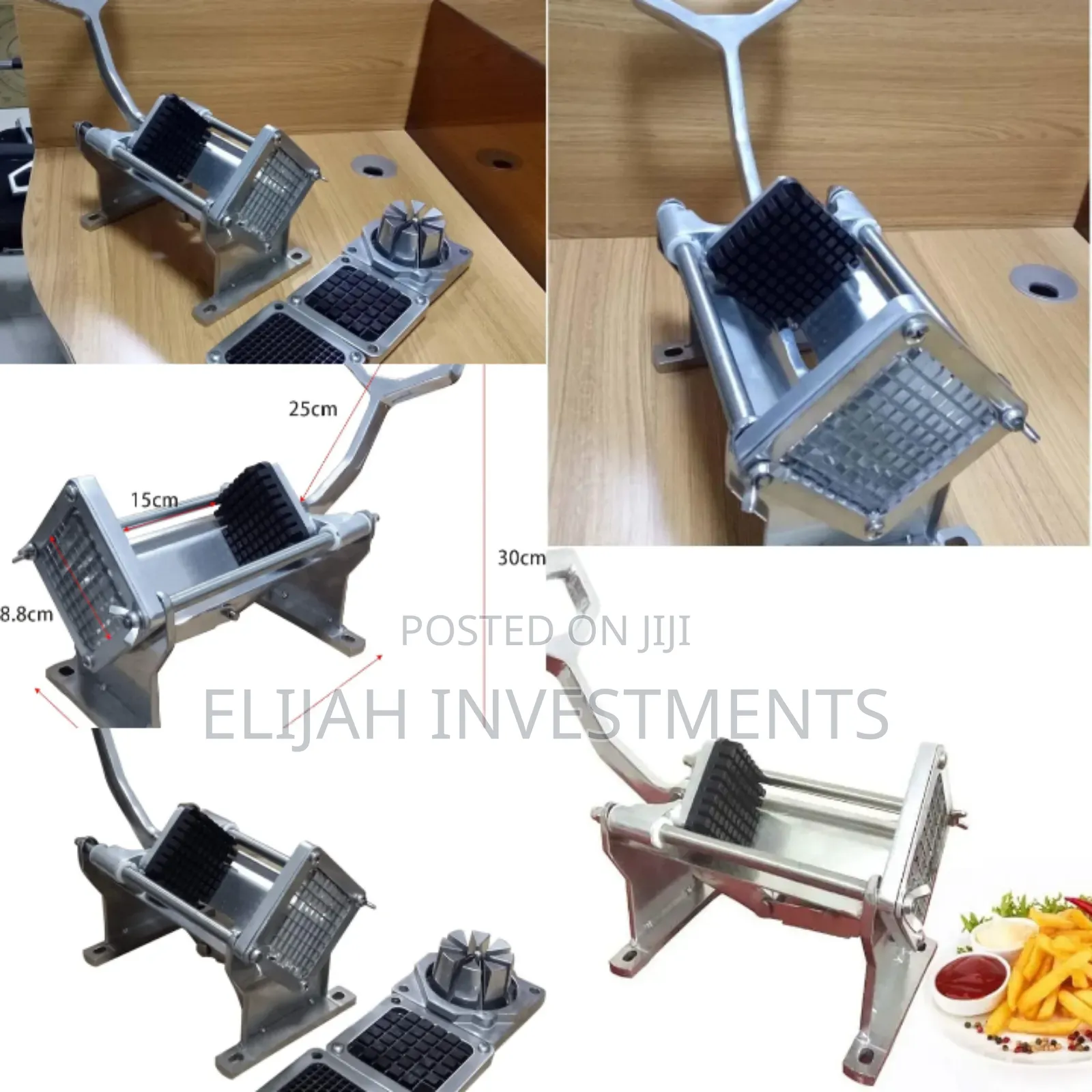Stainless Steel Manual Fries Cutting Machine Potato Cutter