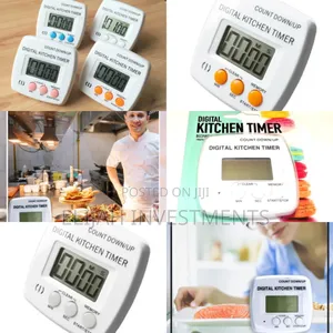 Digital Timer Down and Loud Alarm Kitchen Cooking Timer