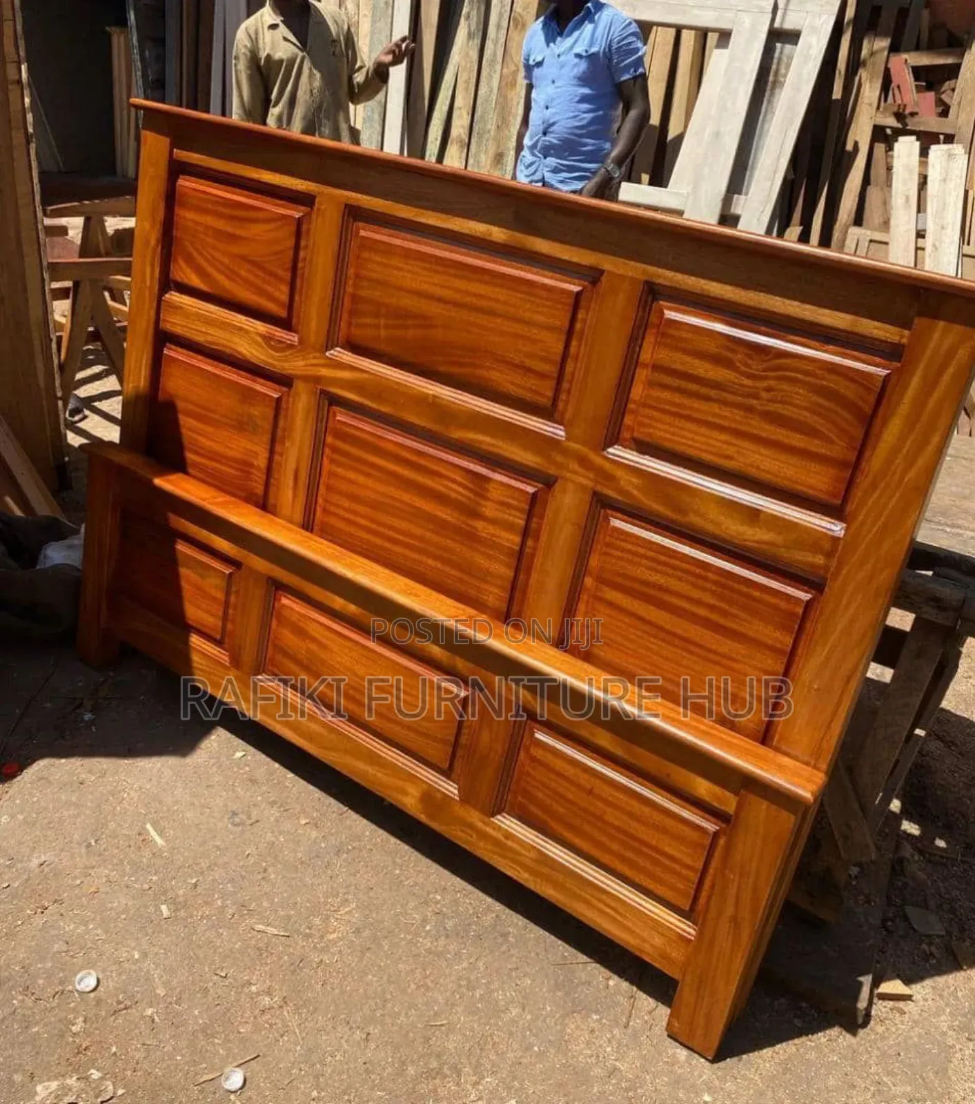 Bed in 5by6 Hard Wooden Bed