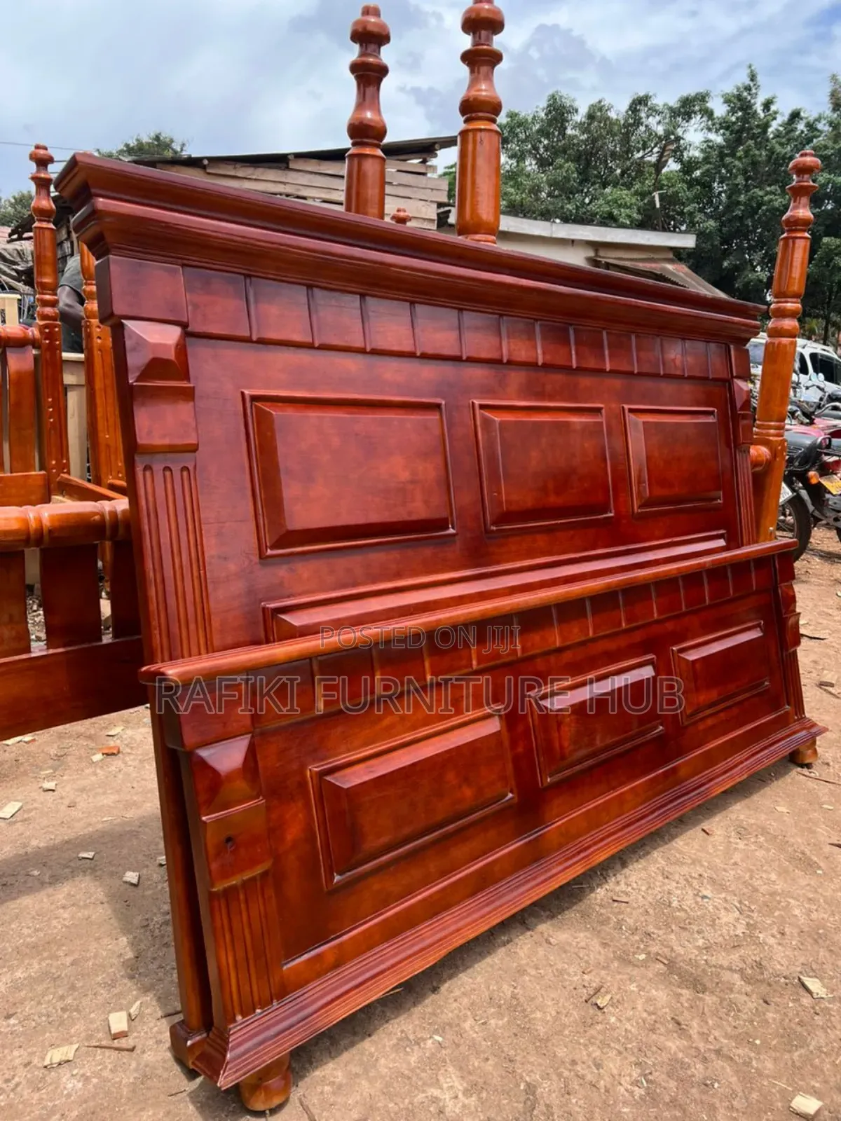 6by6 Brown Bed