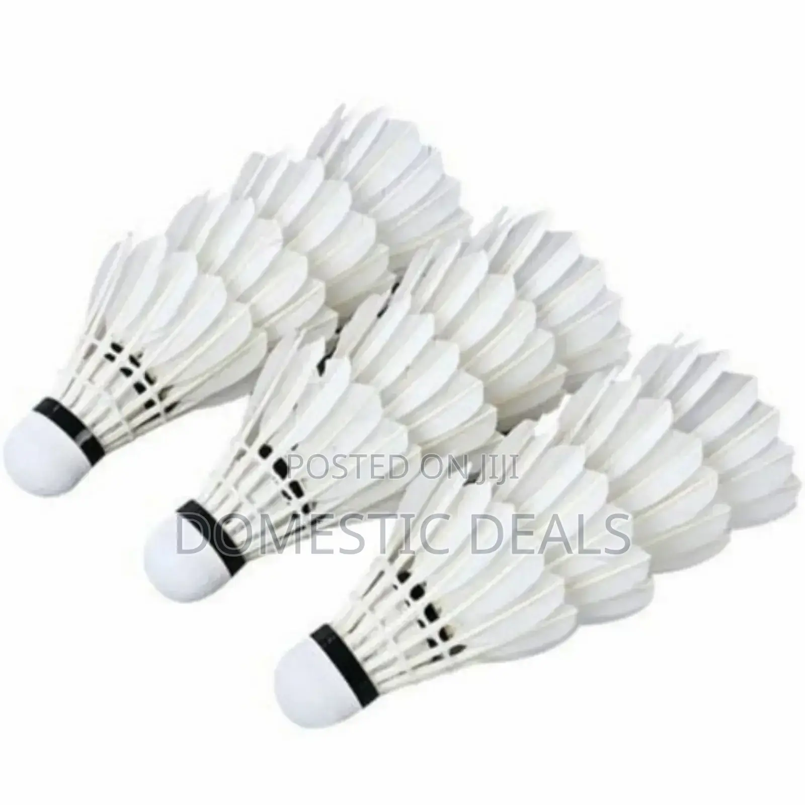 12 Pieces Badminton Game Goose Feathers Shuttlecock